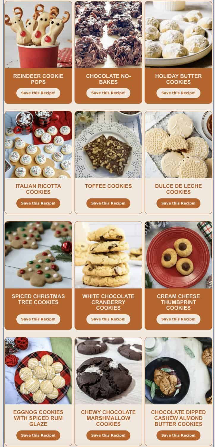 Day 7 of the 12 days of Christmas cookies.